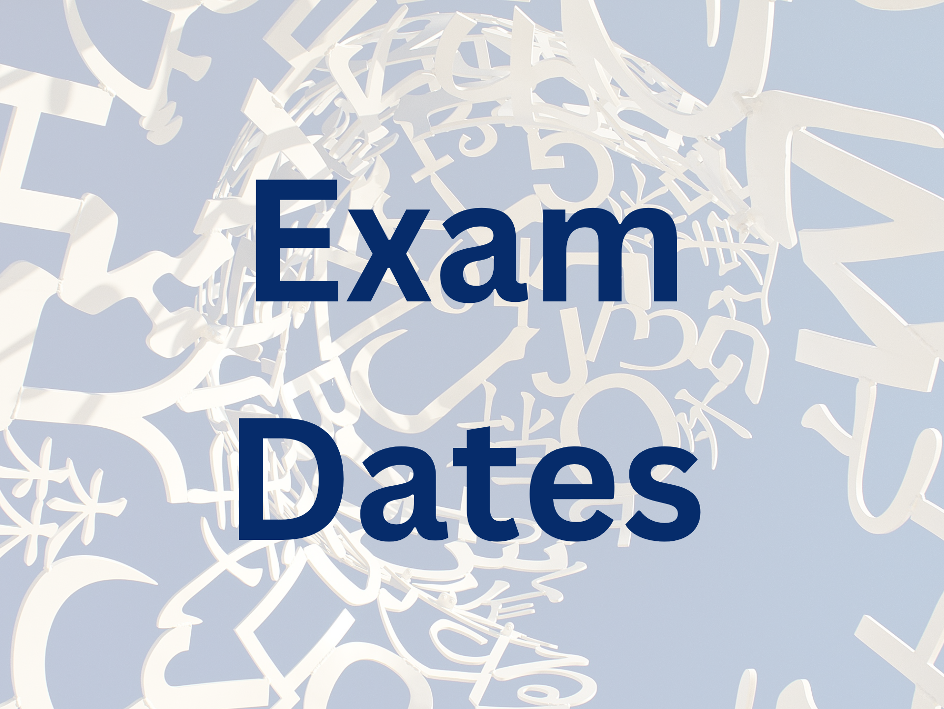 IEAS Exam Dates Logo