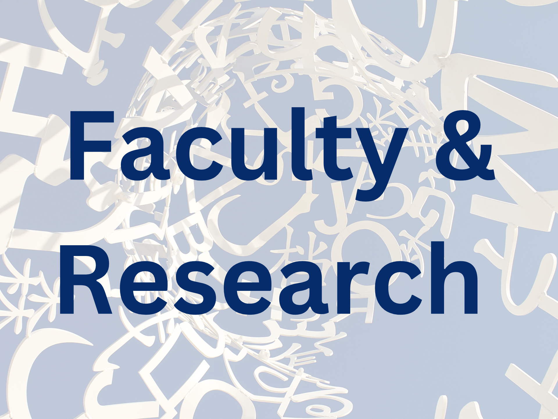 IEAS Startseite "Faculty & Research" Logo