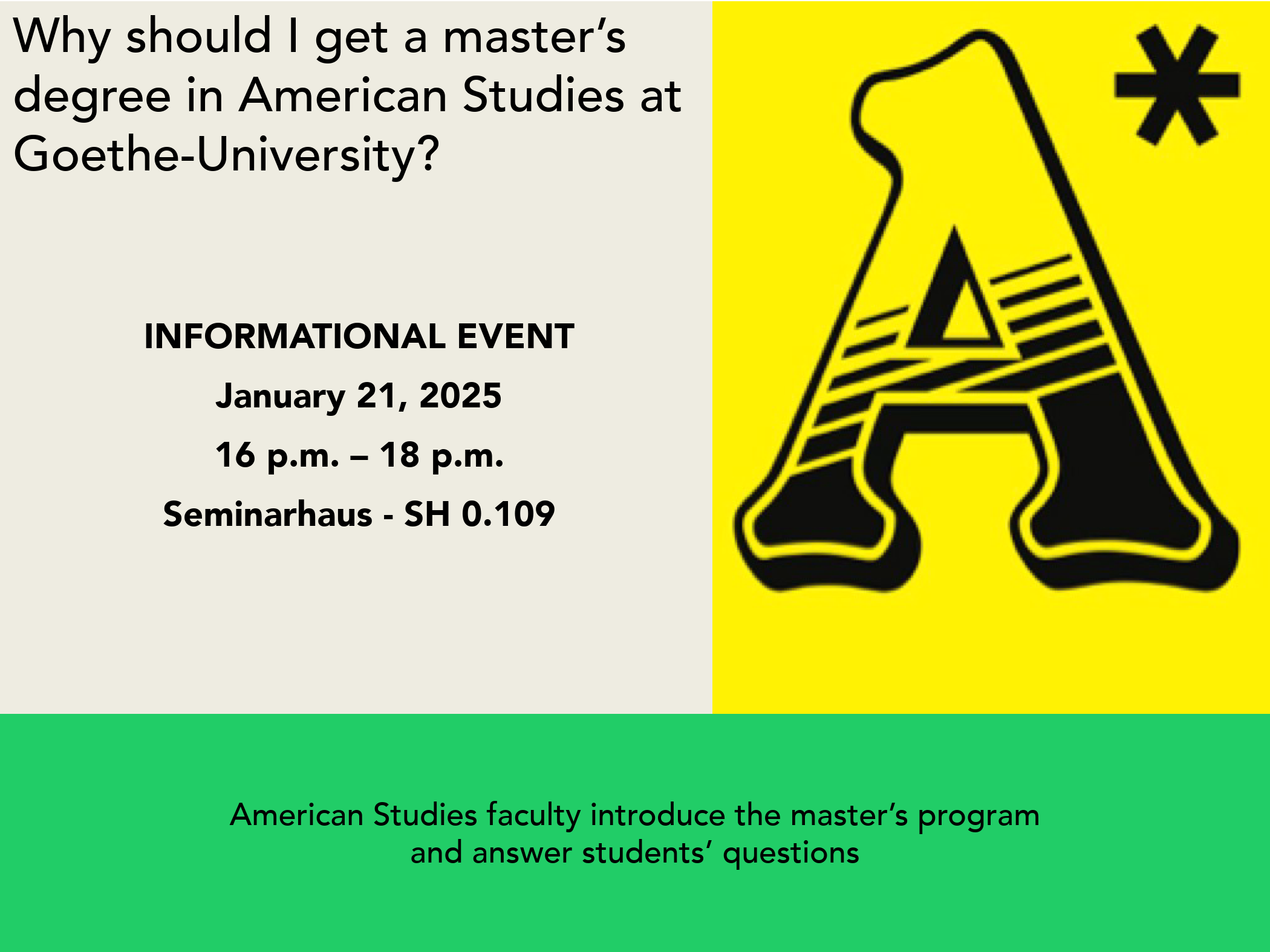 AS Info Event Poster