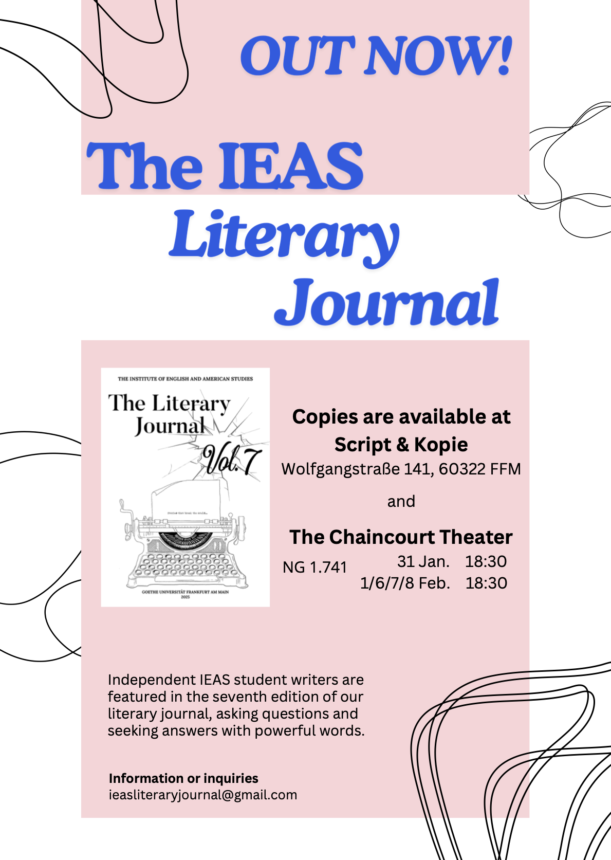 IEAS Literary Journal Poster Volume. 7