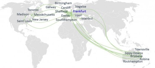 IEAS Ausland Worldmap